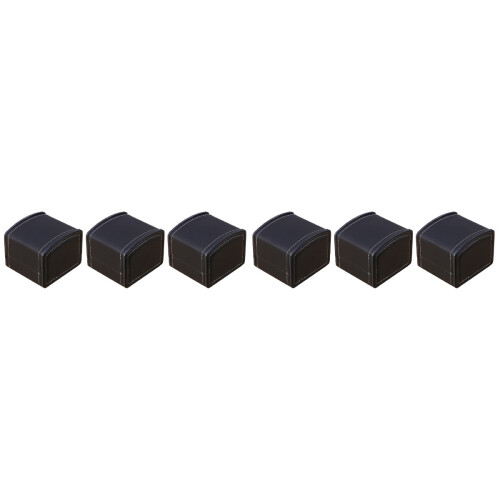 6Pcs Black Watch Organizer PU Portable Anti-Fall Storage Box 1