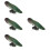 4Pcs Adorable Plastic Fish Figures Kids Educational Toy 6