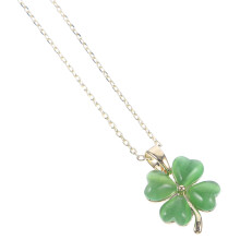 5St Lucky Klaverhanger Ketting Opal Iers Sieraad Vrouwen
