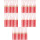 60Pcs Red Polyester Graduation Tassels for DIY Cap Decorations 2024 7