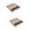 2Sets Wooden Folding Chess Set Assorted Educational Toy 7