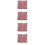 4St Rood Badmintonnet Met Stevig Nylon, Voor En 7