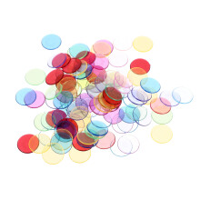 200St Plastic Chips Voor Spelen Sorteren En Rekenen Kinderen