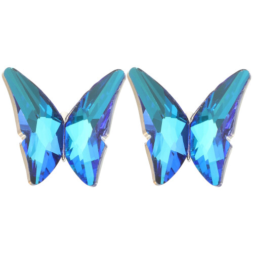4St Blauwe Alloy Applique Patch DIY Mode Accessoires 1
