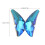 4St Blauwe Alloy Applique Patch DIY Mode Accessoires 9