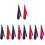 Zakelijke Polyester Clip Stropdassen Diverse Kleuropties 7