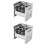 2St Multifunctionele Camping Bbq Grill, Rvs En Met Ventilatie Ontwerp 5