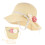 1Set Kinder Strandset Strohhut Atmungsaktive Strohtasche 7