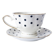 2Sets Zwarte Keramische Koffiekop Set Met Schotel, Elegant En Duurzaam