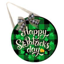 3Pcs St Patrick's Day Door Signs Decorative Hanging Plaques