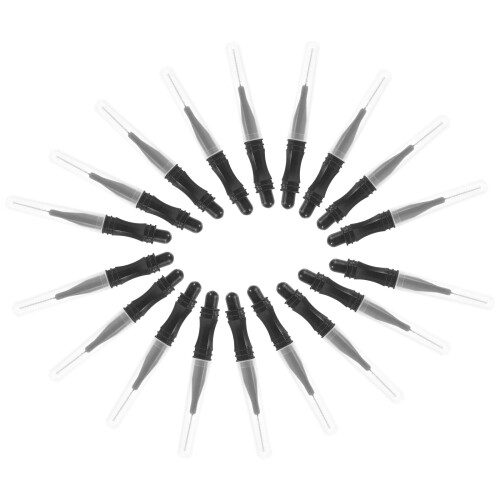 150Pcs Black Nylon Eyebrow and Eyelash Brushes for Makeup Lash Combing
