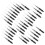 150Pcs Black Nylon Eyebrow and Eyelash Brushes for Makeup Lash Combing 3