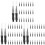150Pcs Black Nylon Eyebrow and Eyelash Brushes for Makeup Lash Combing 4
