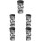 5St Handrail Connector Van Rvs Voor Diverse Leuningen in 8