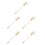 5St Handige Legering Art Tool Multi Kleur Voor Gel Mix 5