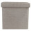 (As show, One size) Multifunction Foldable Storage Stool Foot Rest Stool Storage Box Bench Space Saving for Home 4