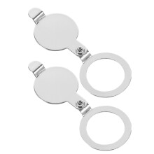 8St Duurzame Zilveren Peephole Cover Voor Huis En Appartement