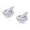 2Sets Marble Garlic Masher and Pestle Bowl Multi-Purpose Set 5