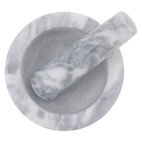 2Sets Marble Garlic Masher and Pestle Bowl Multi-Purpose Set 1