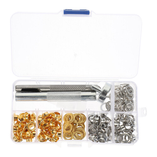 300Ensembles Œillets Professionnel Kit Avec Boîte Rangement