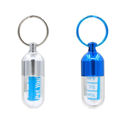 2Pièces Barillet Id Pour Chien Chat Accessoire Portable Couleur Variée