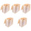 5Pièces Range-Objets Suspendu Beige En Oxford Pour Chambre 5