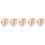5Pièces Range-Objets Suspendu Beige En Oxford Pour Chambre 11