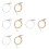 4Ensembles Jeu De Cordes Pour Lyre Accessoires Instrument De 7