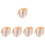5Pièces Range-Objets Suspendu Beige En Oxford Pour Chambre 7