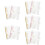 10Pièces Protège- -Notes Coloré 6 Anneaux PVC Pour Et École 10
