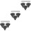 3Ensembles Embouchures Noires Pour Trompette Accessoires Robustes 4