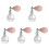 5Pièces Spray Poudre Éclatante Usage Corps 2