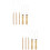 10Pièces Instruments Enfilage Perles Multiusage Bois Métal 9