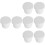 4Paires Protections Échelle Beige Robustes 7