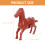 12Pièces Petits Jouets Chevaux Interactifs Multicolores Pour Enfants 11