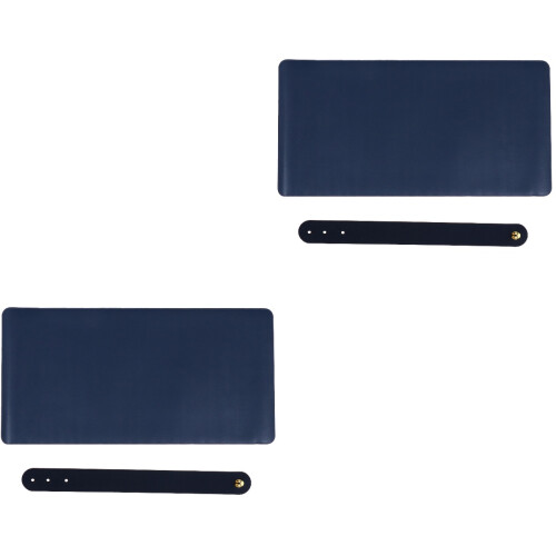 2Pièces Tapis Souris PU Lisse Et Confortable Pour Usage 2