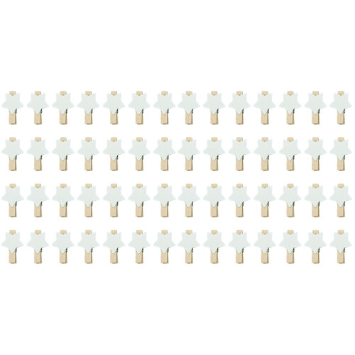 200Pièces Pinces Photo En Bois Colorées Pour Support Notes Décor 1