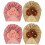 4Pièces Bonnet Turban Bébé Confortable Cadeau 5