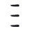 3Pièces Outil Serrage Lacets Pliable Noir Acier Robuste 9