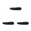 3Pièces Outil Serrage Lacets Pliable Noir Acier Robuste 8