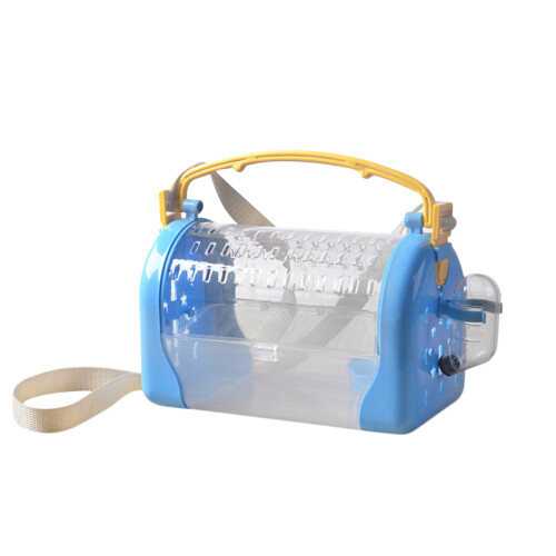 2Pièces Coffret Portable Transparent Pour Hamster Petite