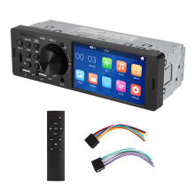 Mirror Link -yhteensopiva autostereo, jossa 4 tuuman kosketusnäyttö, Carplay, Android Auto, Bluetooth, handsfree-toiminto, FM-radio, peruutuskuvan