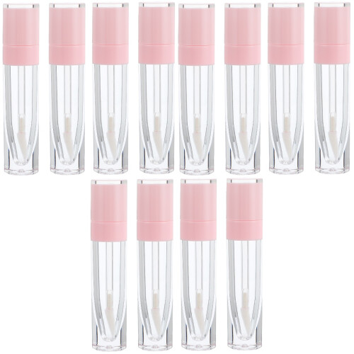 30Pièces Tubes Gloss Vides Rose Résistants Faciles Transport 2