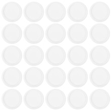 220Pièces Disques De Transparente Pour Cahiers En ABS