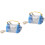 2Pièces Coffret Portable Transparent Pour Hamster Petite 4