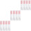 30Pièces Tubes Gloss Vides Rose Résistants Faciles Transport 5