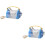 2Pièces Coffret Portable Transparent Pour Hamster Petite 6