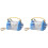 2Pièces Coffret Portable Transparent Pour Hamster Petite 2