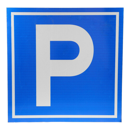 4Pièces Signal Rue P Parking Aluminium Usage Polyvalent