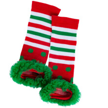 16Paires Couvre-Chaussures Enfants Coton Noël Coloré Chaud Automne